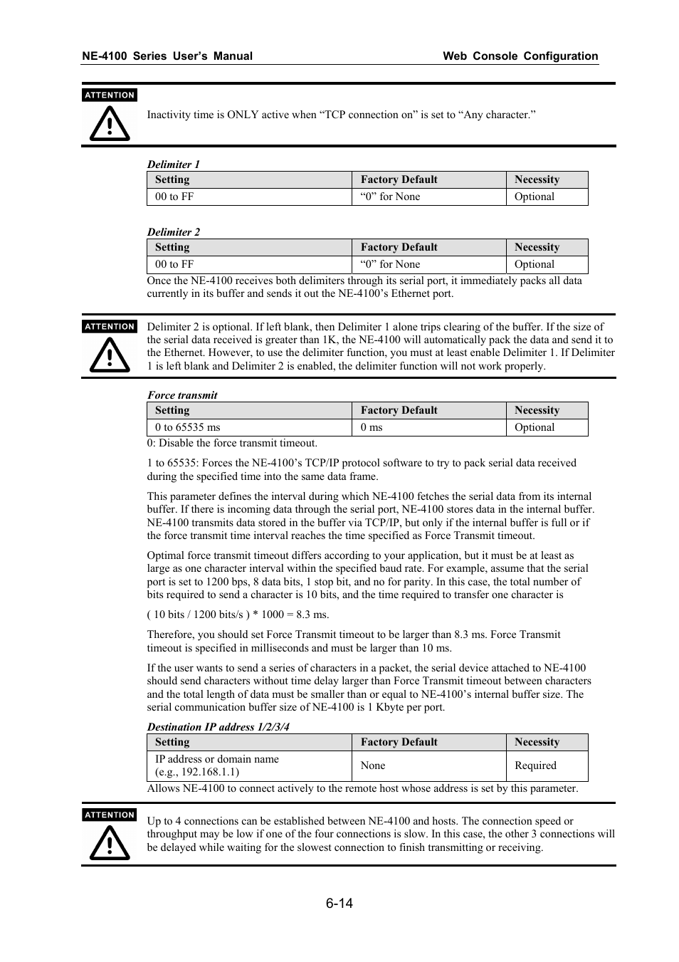 Moxa Technologies NE-4100 User Manual | Page 49 / 90