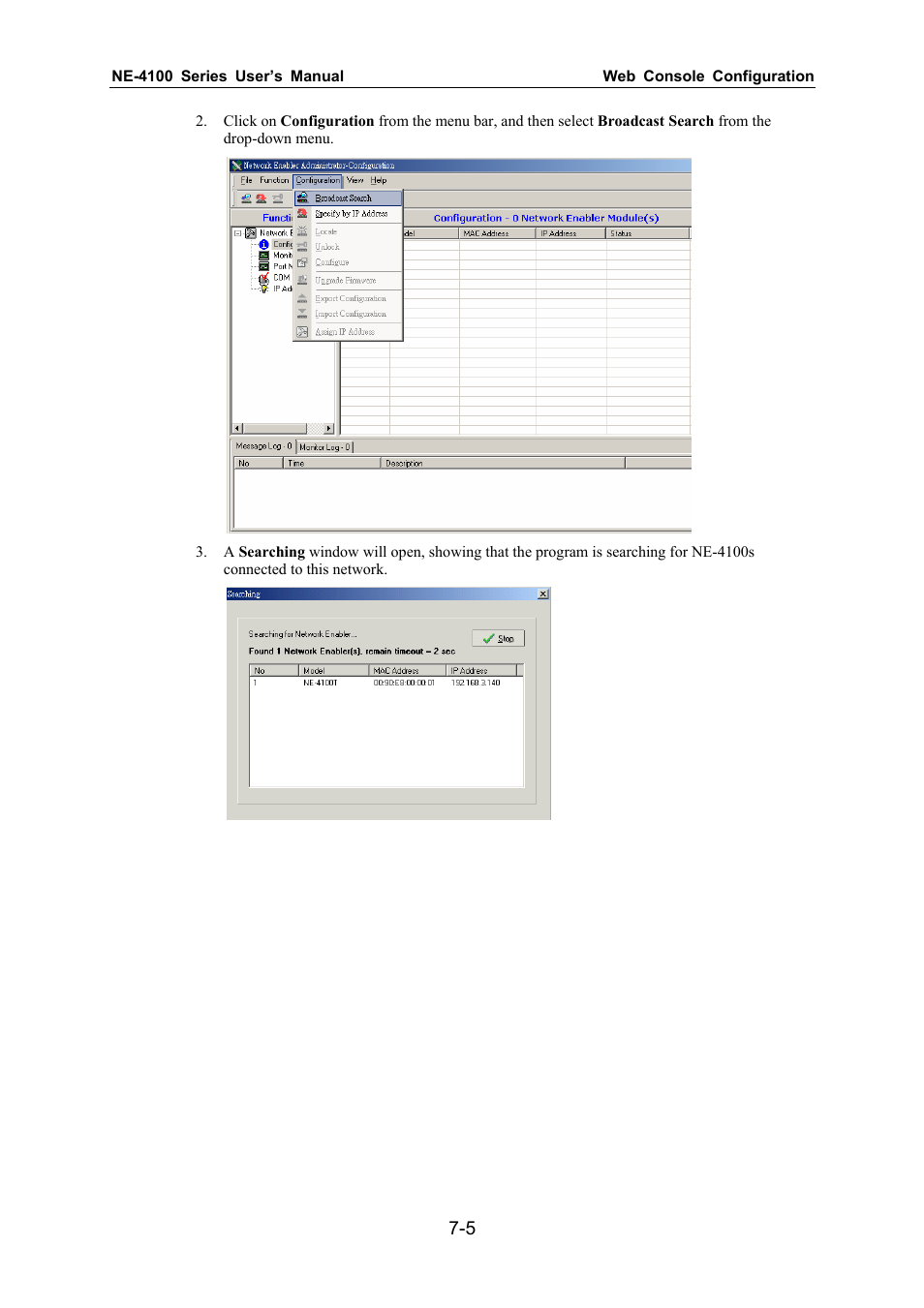 Moxa Technologies NE-4100 User Manual | Page 61 / 90