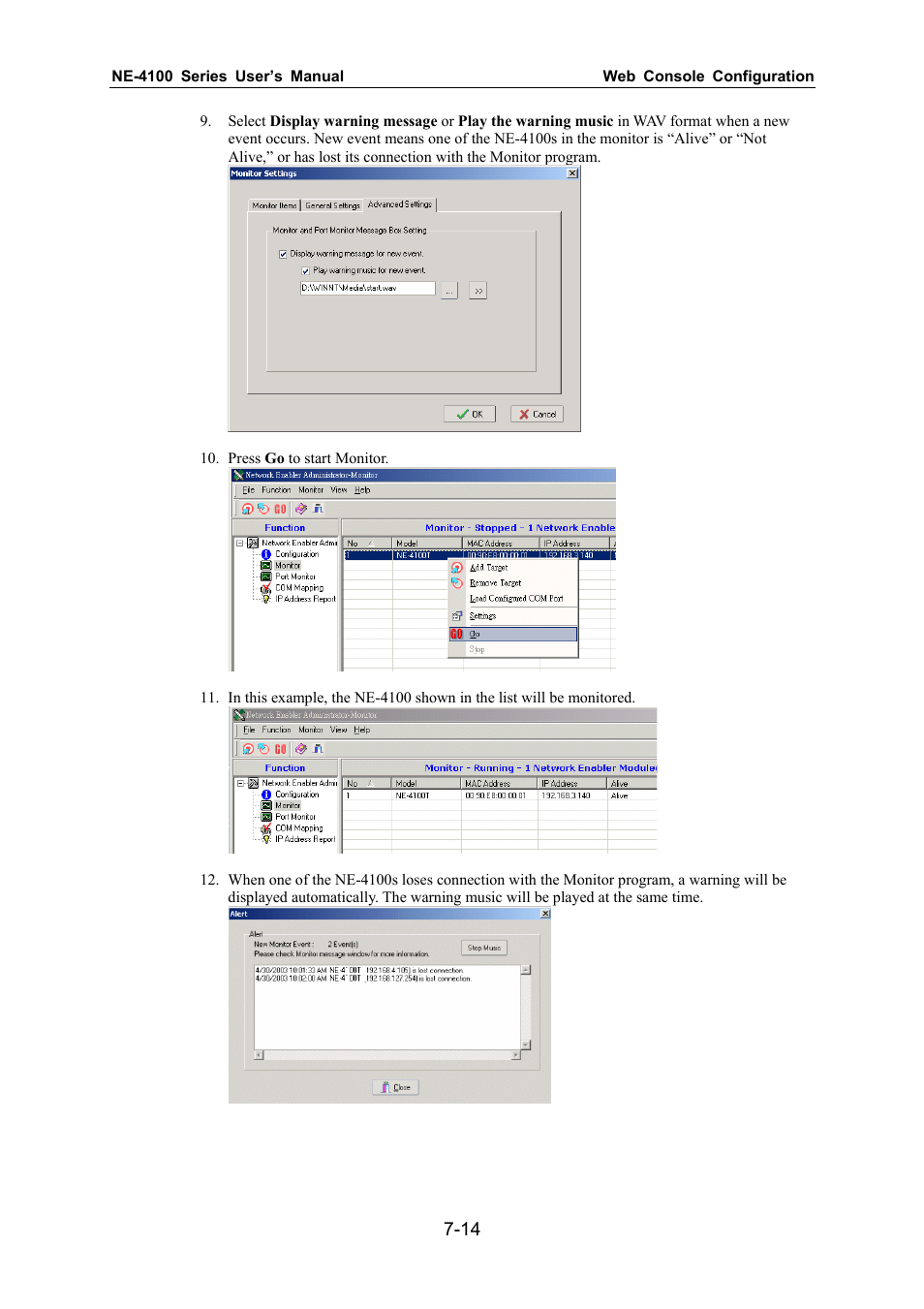 Moxa Technologies NE-4100 User Manual | Page 70 / 90