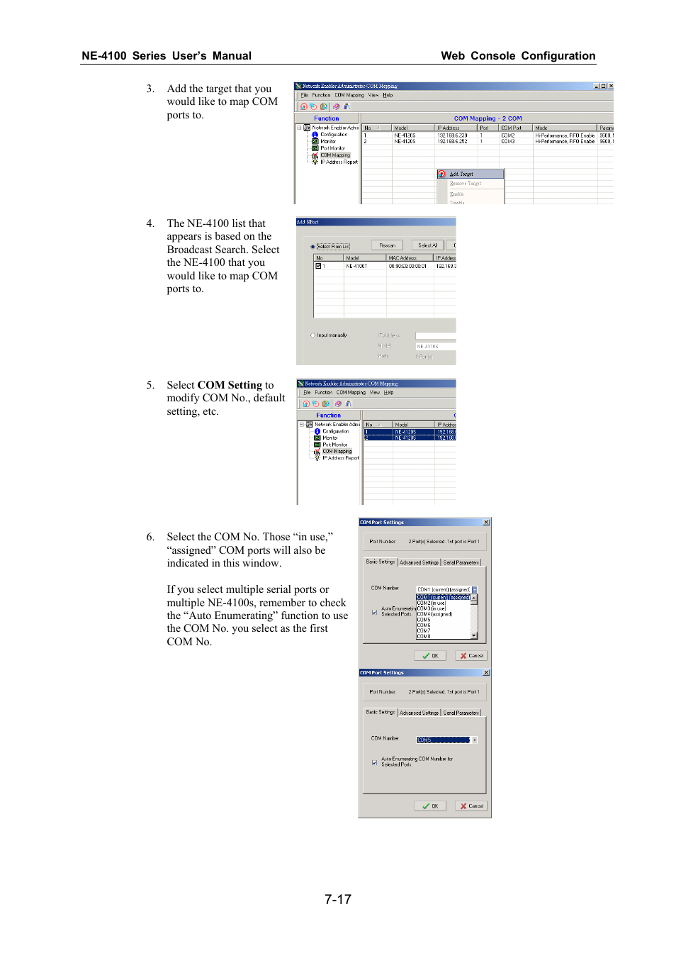 Moxa Technologies NE-4100 User Manual | Page 73 / 90