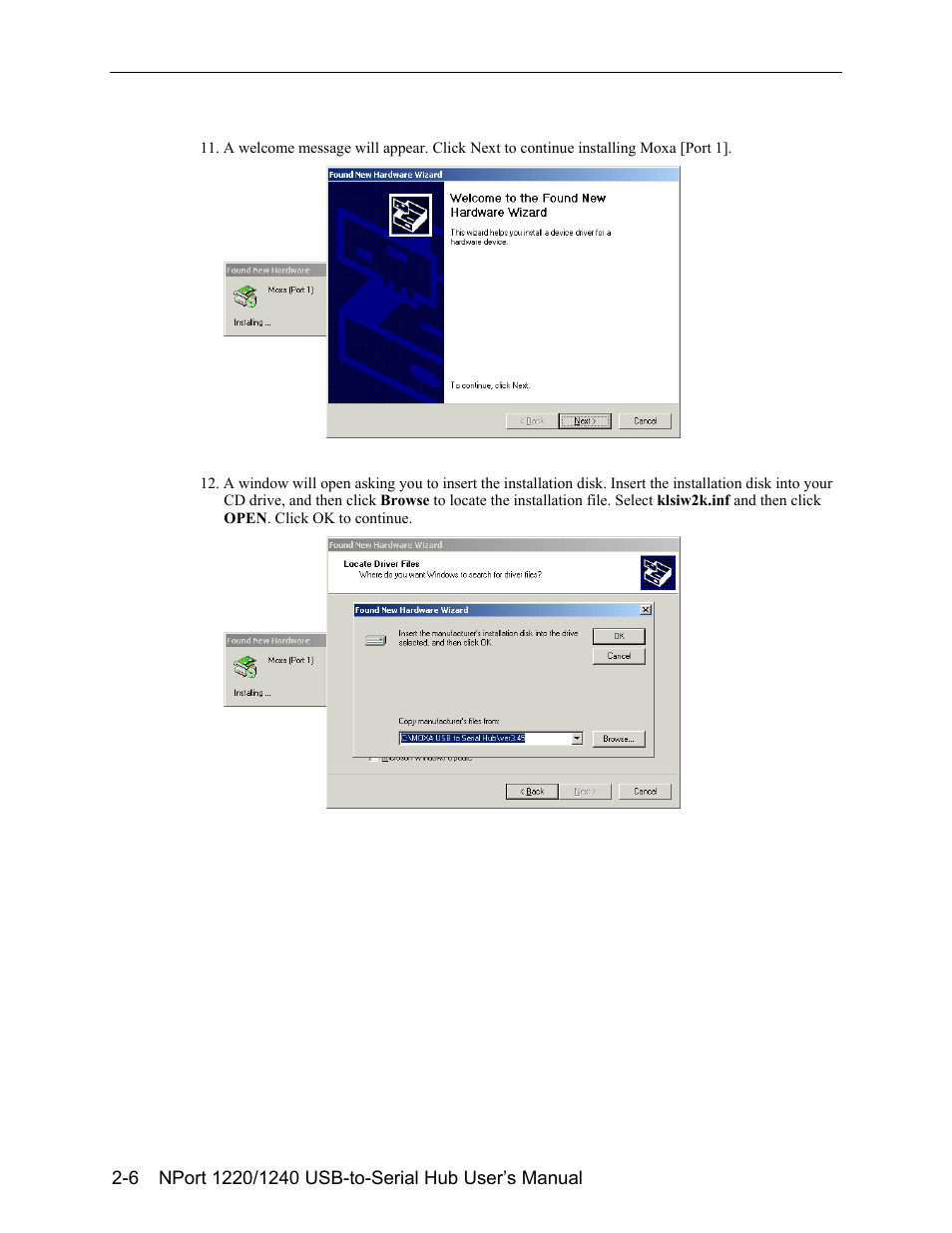 Moxa Technologies NPort 1240 User Manual | Page 18 / 37
