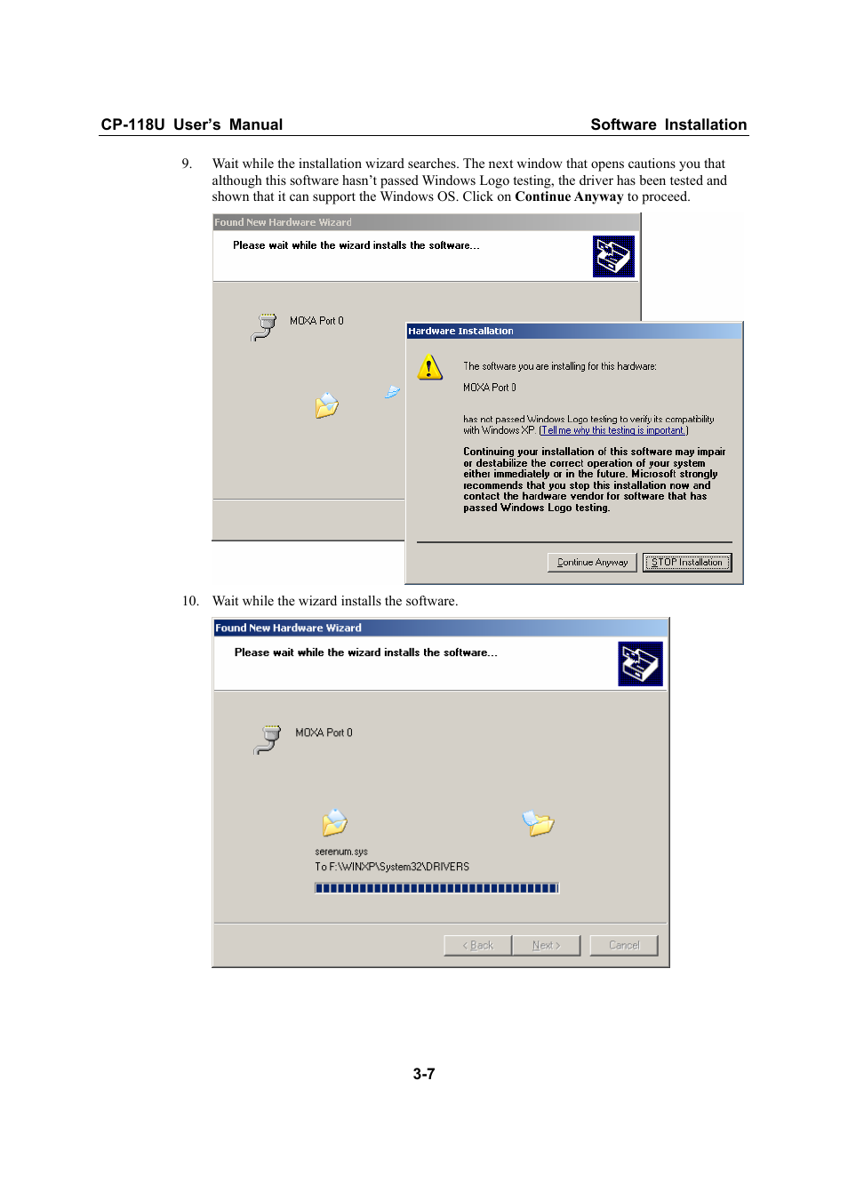 Moxa Technologies CP-118U User Manual | Page 19 / 84