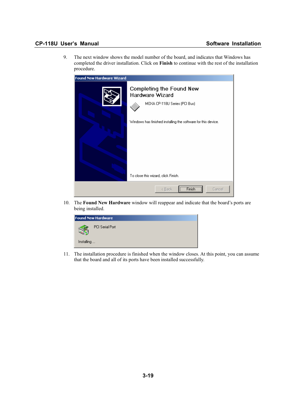 Moxa Technologies CP-118U User Manual | Page 31 / 84