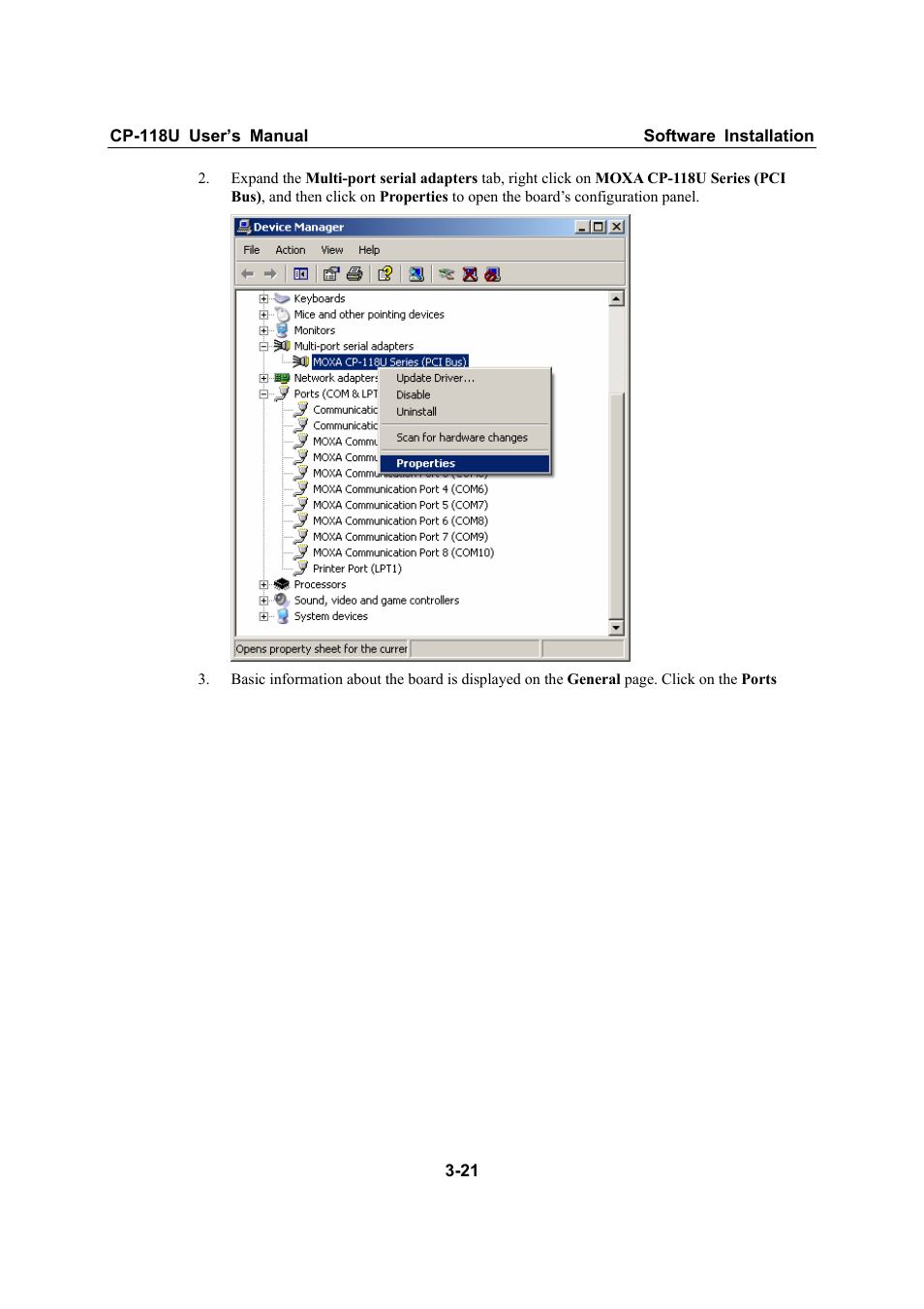 Moxa Technologies CP-118U User Manual | Page 33 / 84