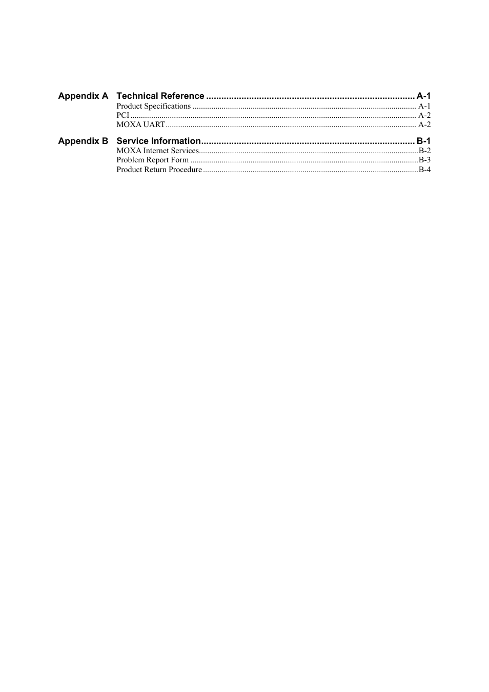 Moxa Technologies CP-118U User Manual | Page 4 / 84