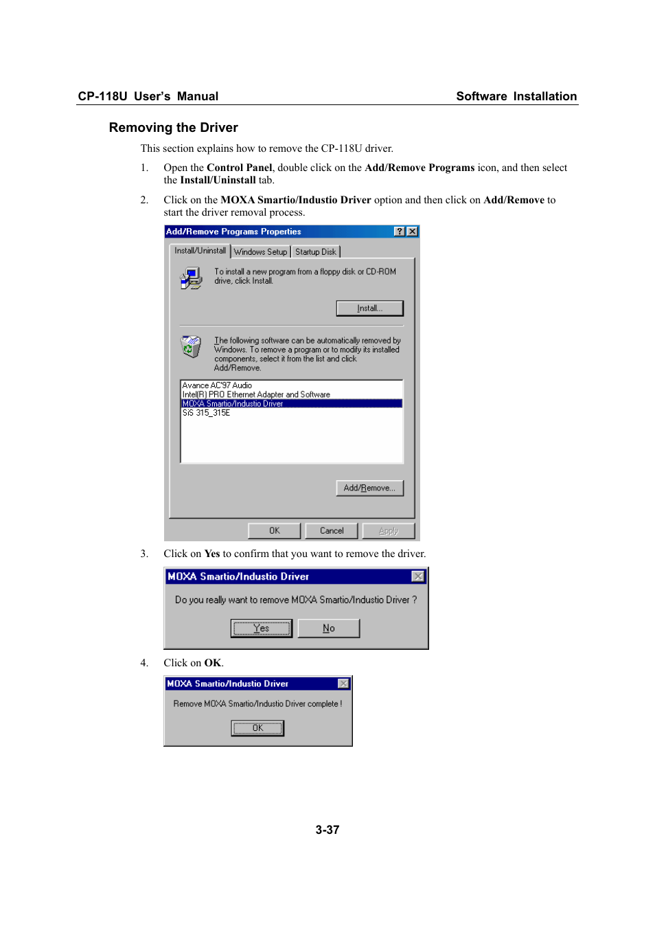 Moxa Technologies CP-118U User Manual | Page 49 / 84