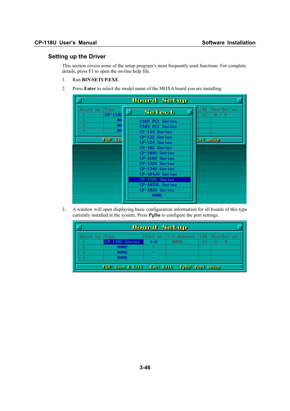 Moxa Technologies CP-118U User Manual | Page 58 / 84