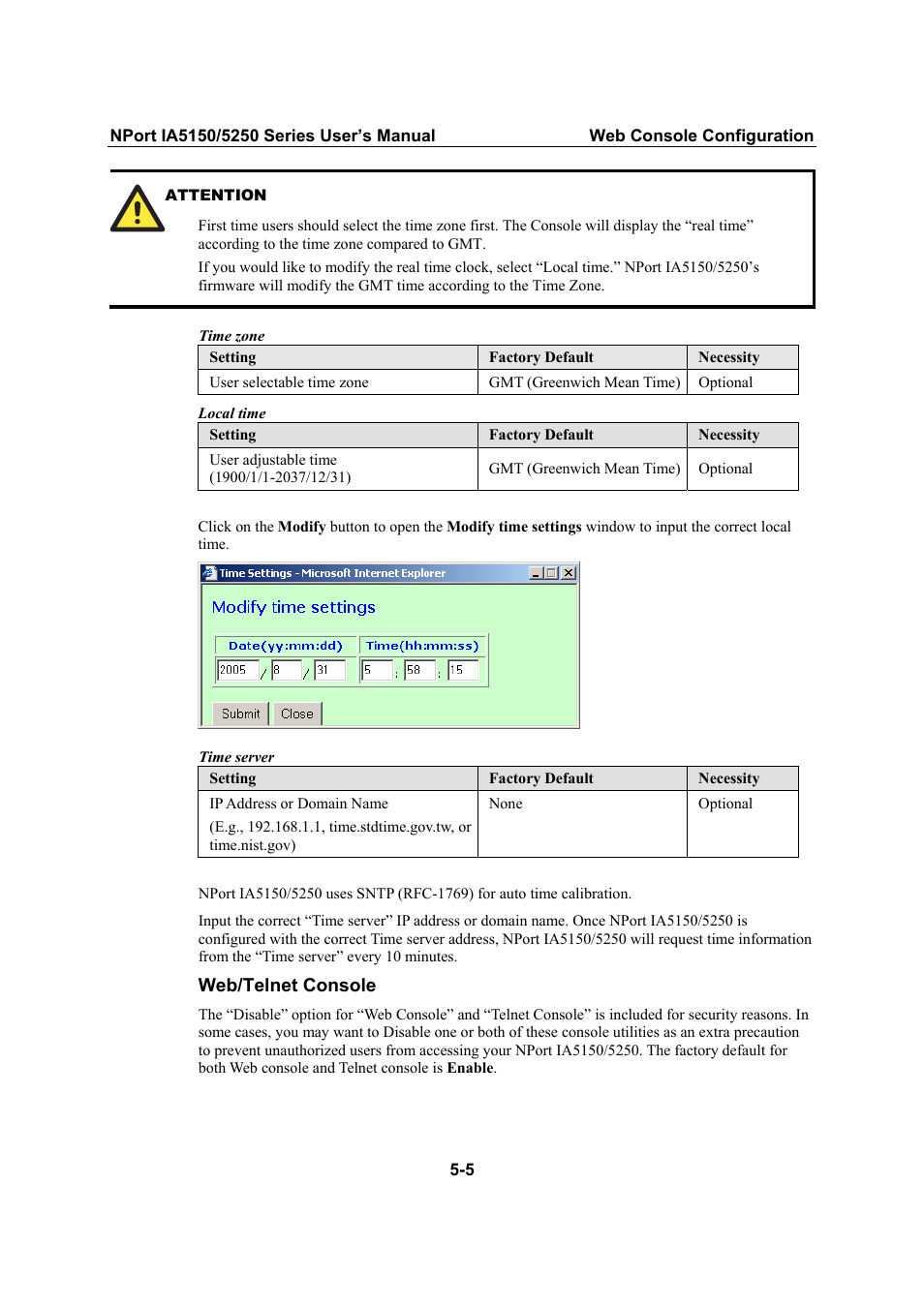 Moxa Technologies IA5150 User Manual | Page 30 / 108