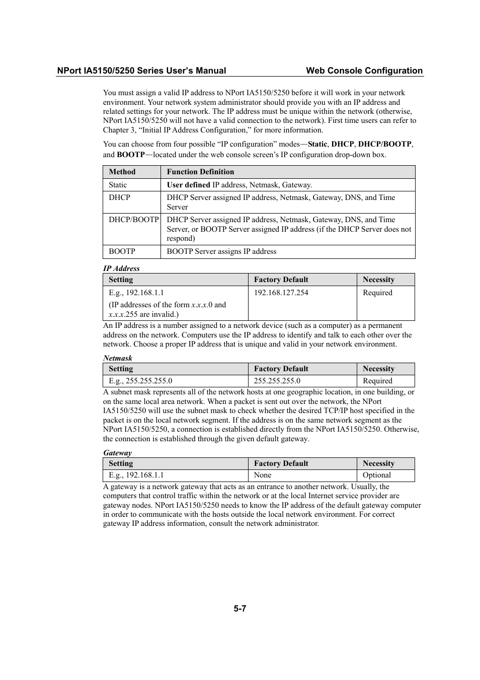 Moxa Technologies IA5150 User Manual | Page 32 / 108