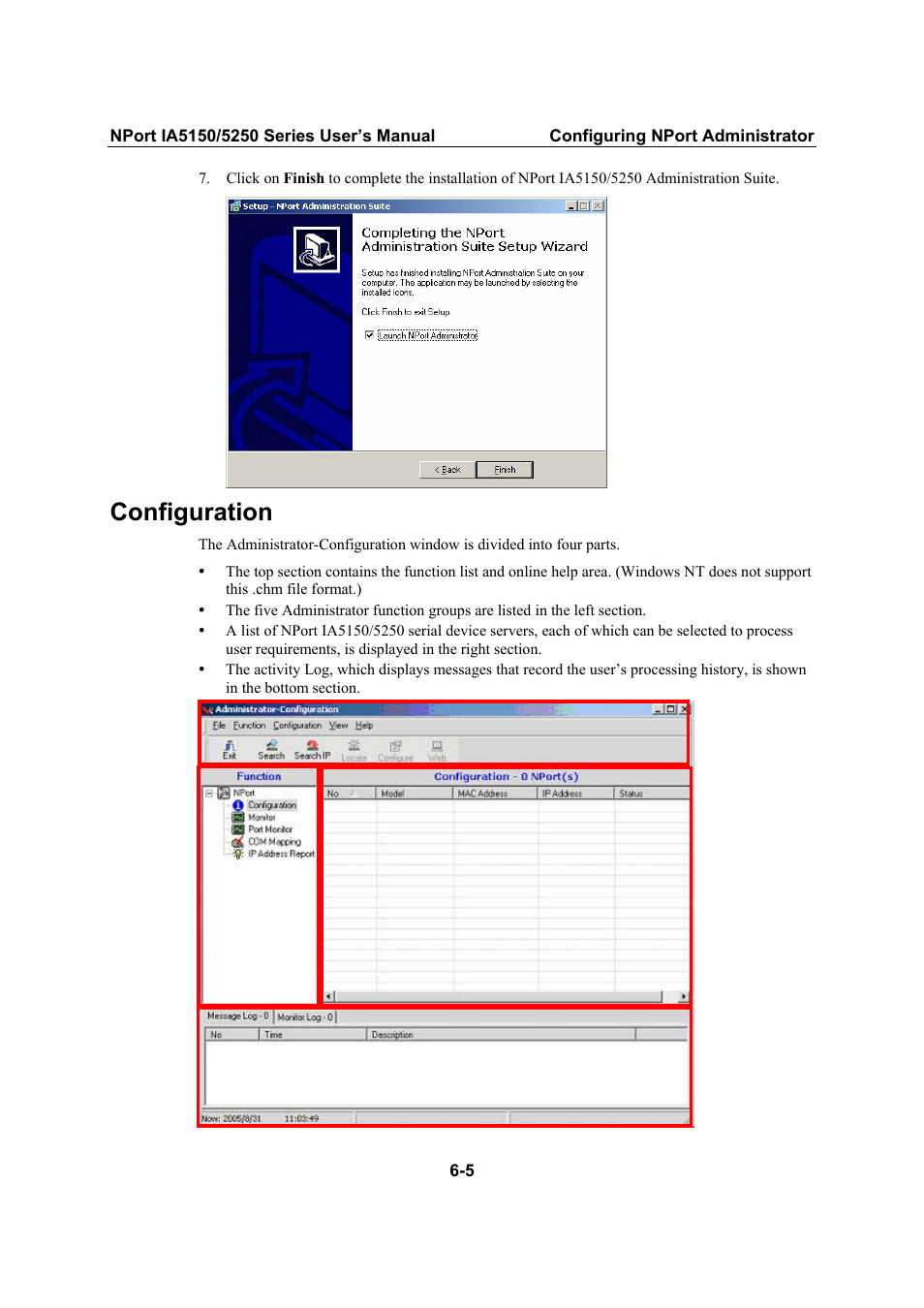 Configuration | Moxa Technologies IA5150 User Manual | Page 67 / 108