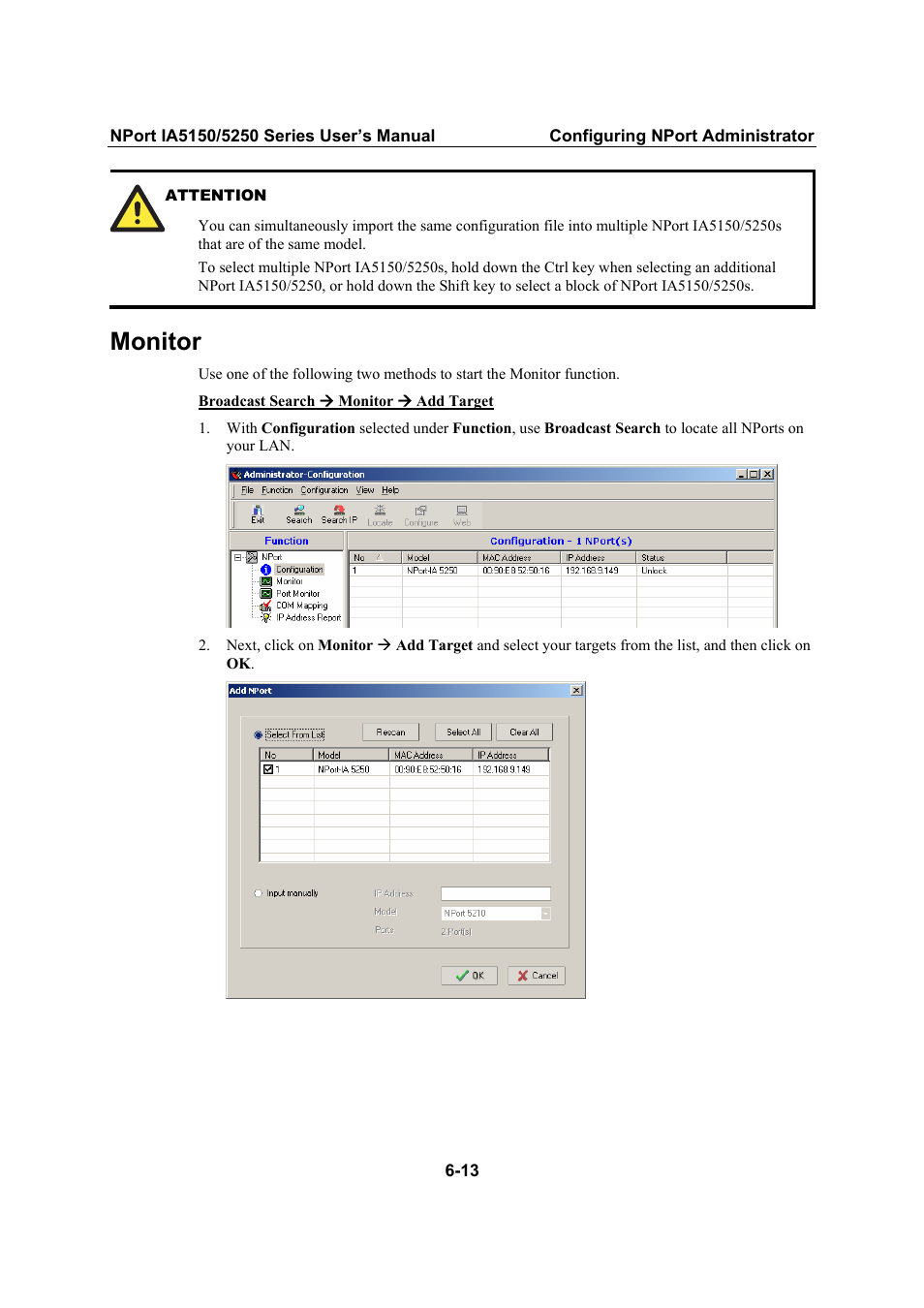 Monitor | Moxa Technologies IA5150 User Manual | Page 75 / 108