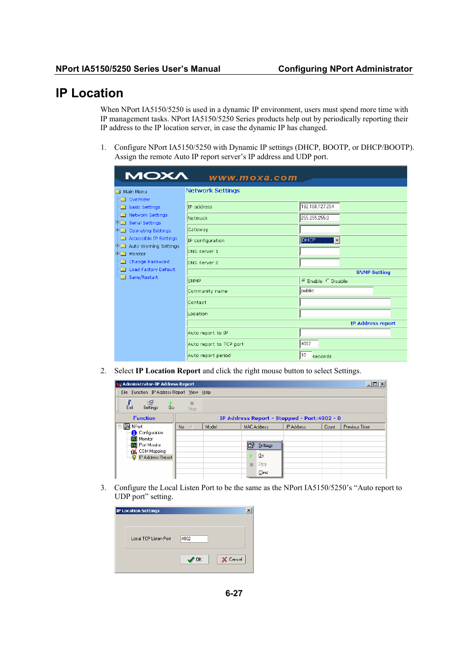 Ip location | Moxa Technologies IA5150 User Manual | Page 89 / 108