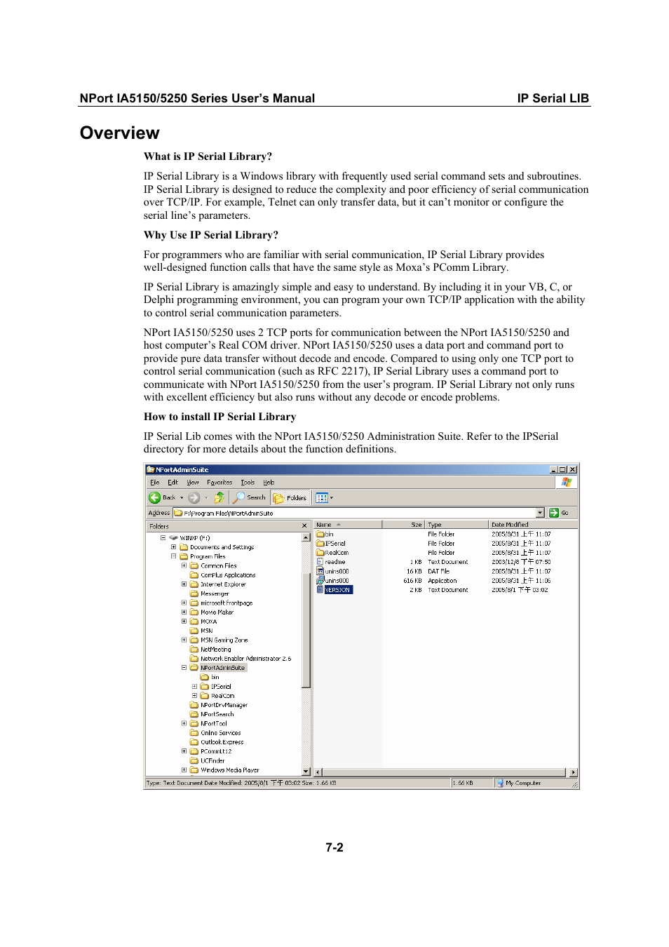 Overview | Moxa Technologies IA5150 User Manual | Page 92 / 108