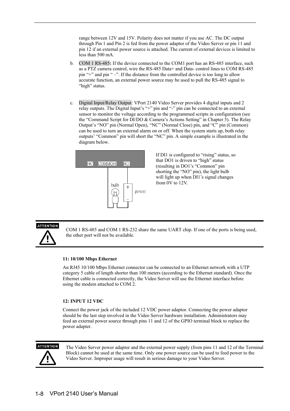 Moxa Technologies VPort 2140 User Manual | Page 14 / 100