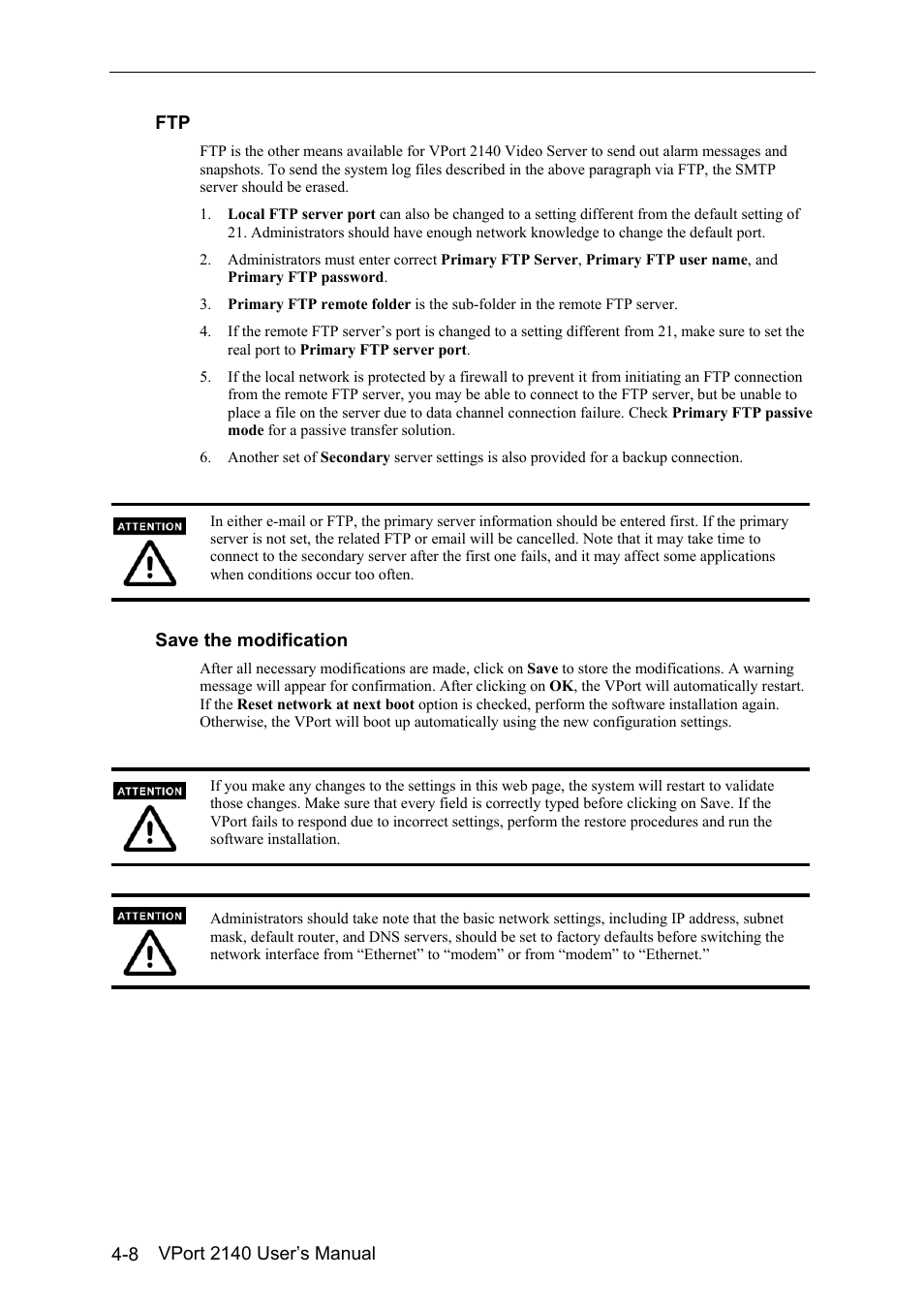 Moxa Technologies VPort 2140 User Manual | Page 42 / 100
