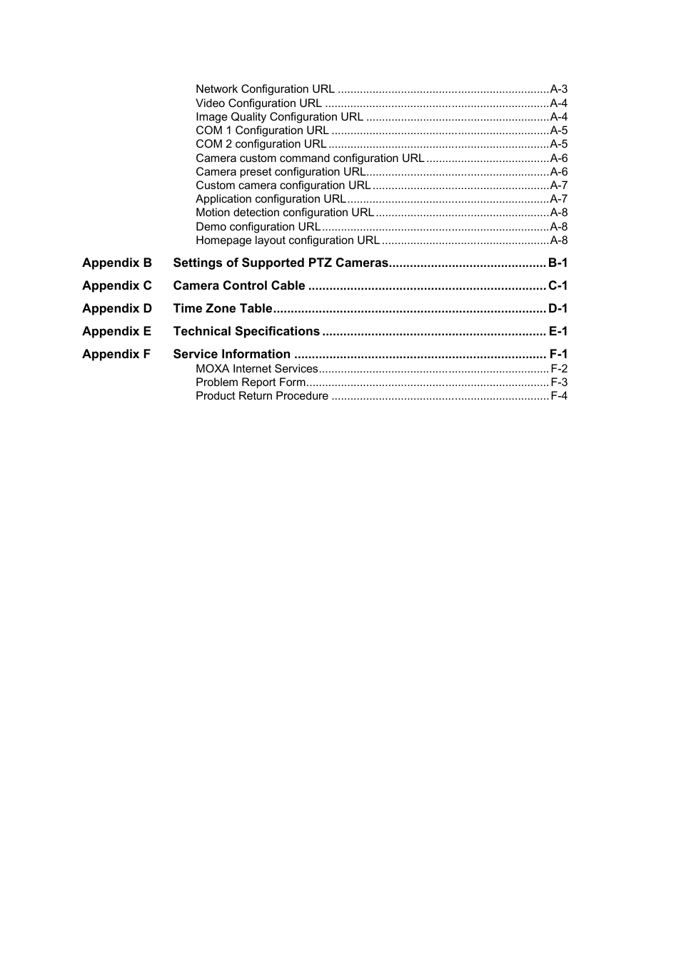 Moxa Technologies VPort 2140 User Manual | Page 6 / 100