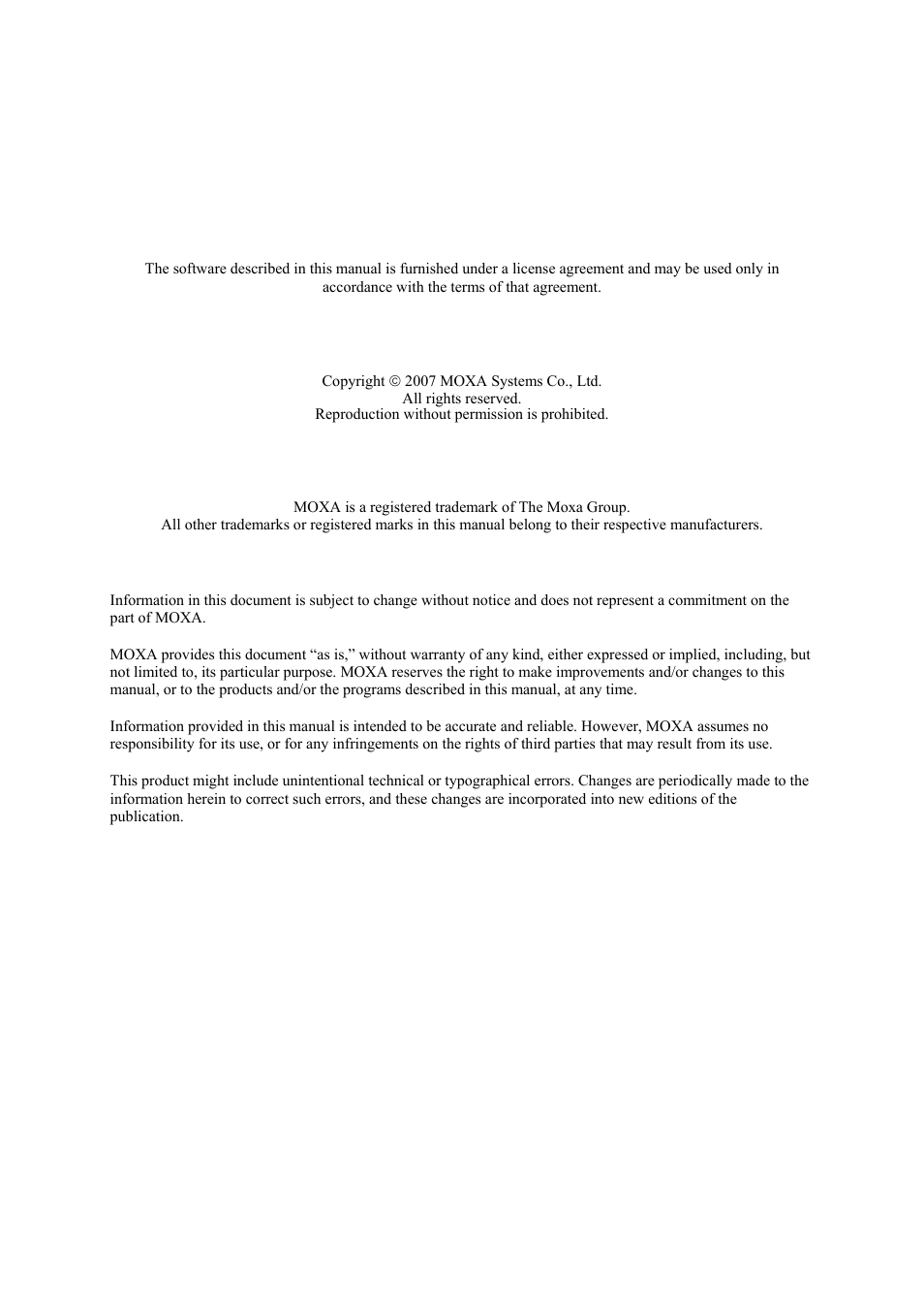 Moxa Technologies THINKCORE W315 User Manual | Page 2 / 29