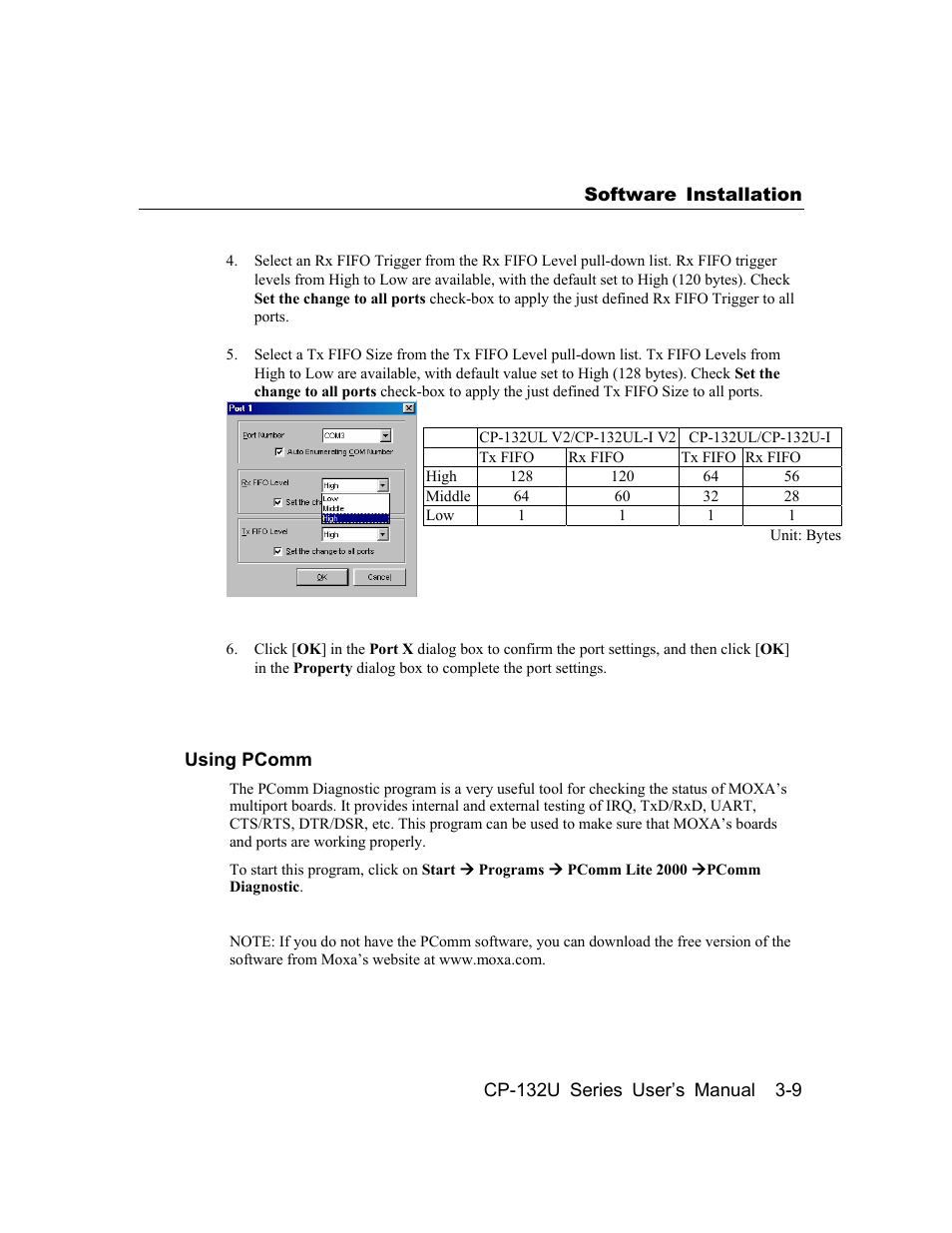 Moxa Technologies CP-132U Series User Manual | Page 23 / 88