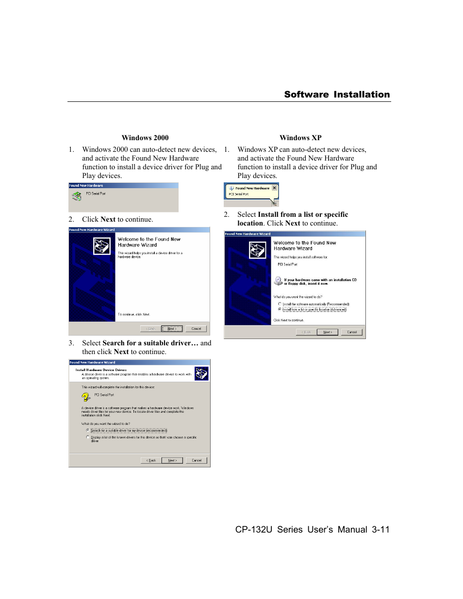 Moxa Technologies CP-132U Series User Manual | Page 25 / 88