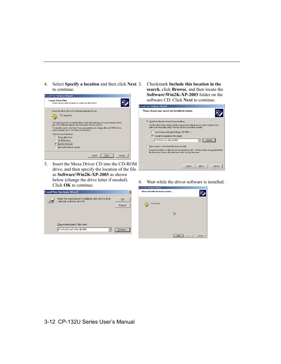 Moxa Technologies CP-132U Series User Manual | Page 26 / 88