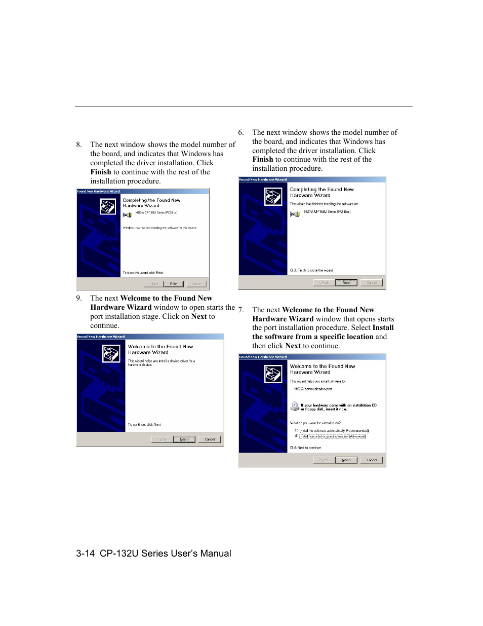 Moxa Technologies CP-132U Series User Manual | Page 28 / 88