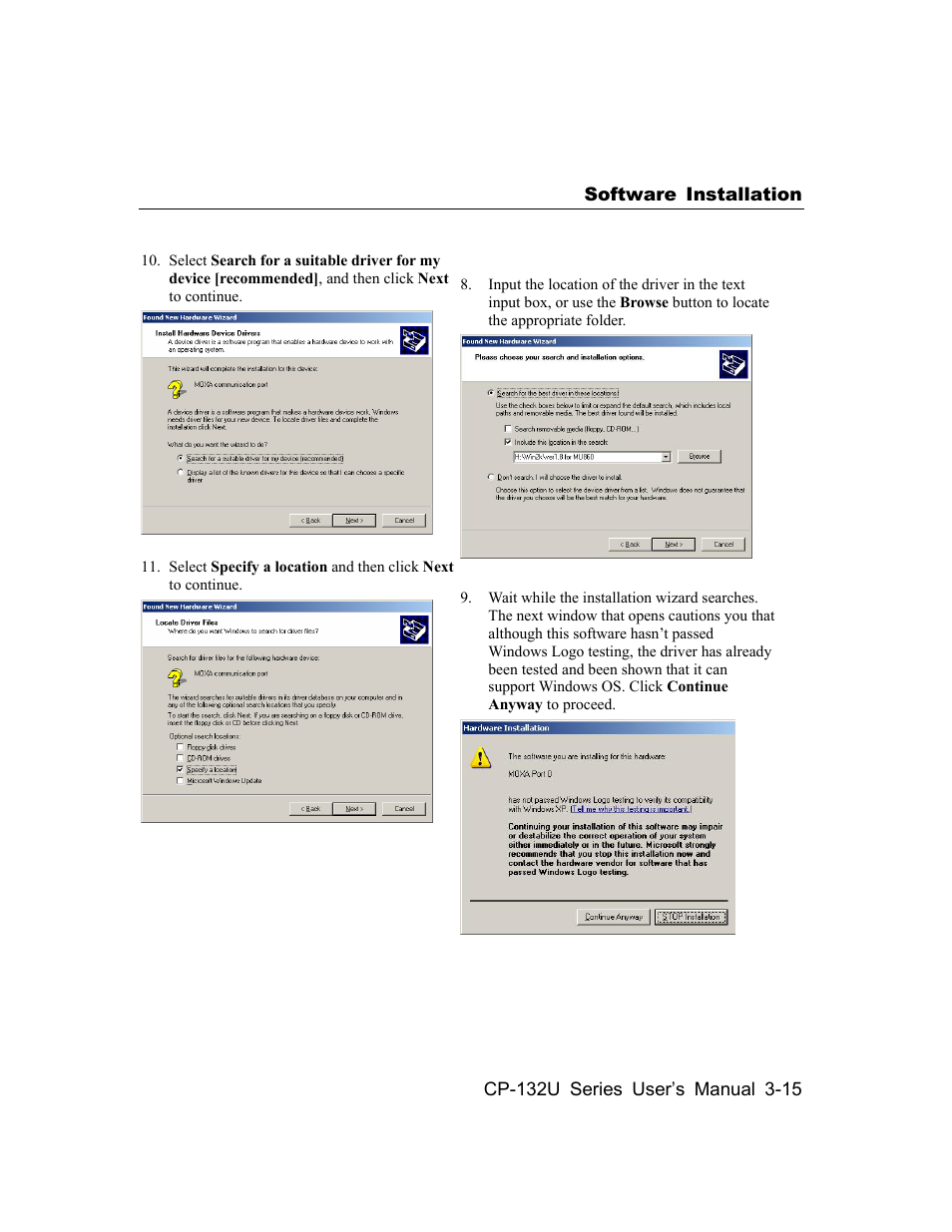 Moxa Technologies CP-132U Series User Manual | Page 29 / 88