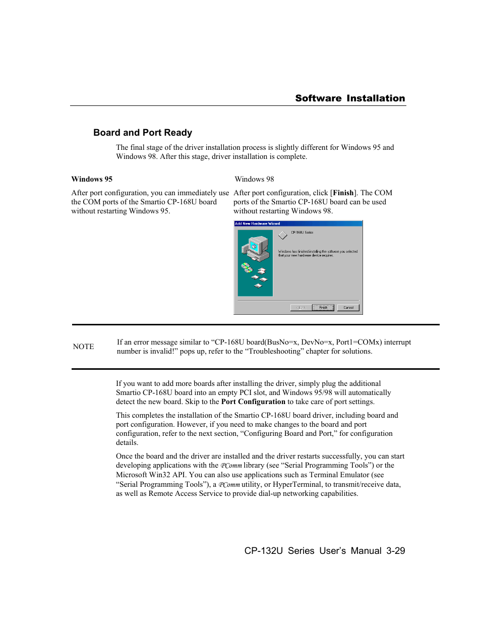 Moxa Technologies CP-132U Series User Manual | Page 43 / 88