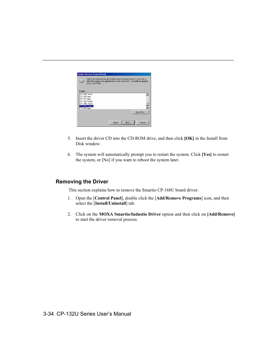 Moxa Technologies CP-132U Series User Manual | Page 48 / 88