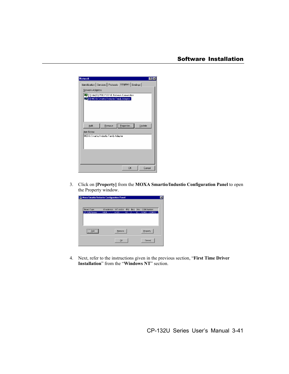 Moxa Technologies CP-132U Series User Manual | Page 55 / 88