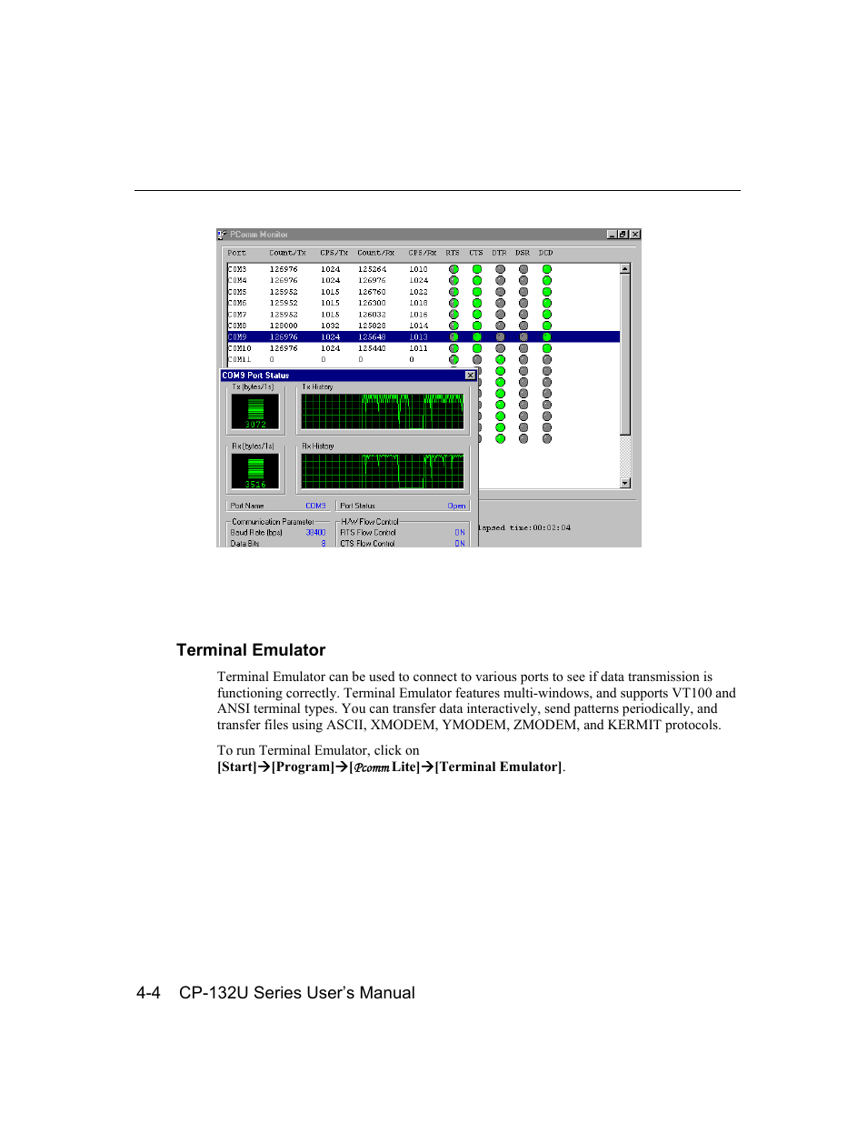 Moxa Technologies CP-132U Series User Manual | Page 70 / 88