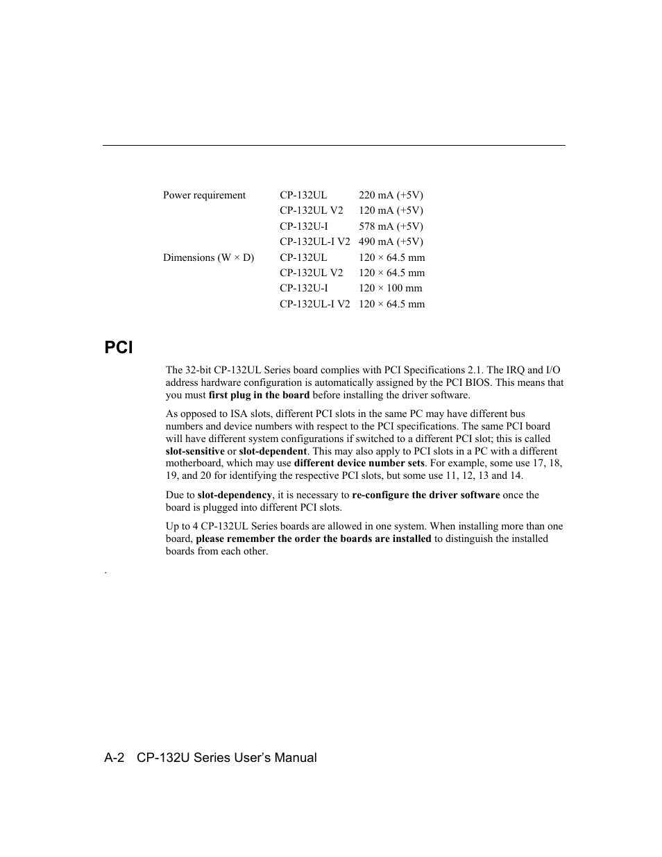 Moxa Technologies CP-132U Series User Manual | Page 86 / 88