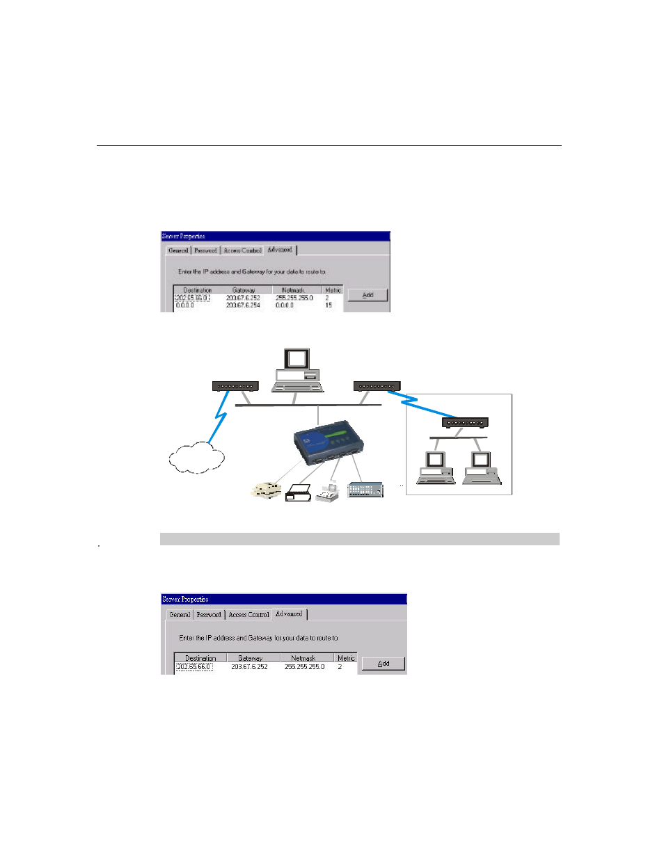 34 nport server lite user’s manual, Nport server lite, Asynchronous devices | Moxa Technologies DE-334 User Manual | Page 60 / 128