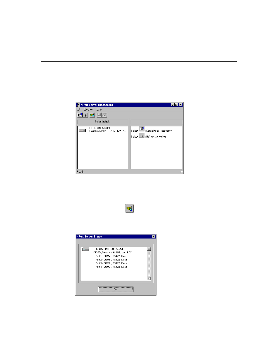 Viewer status and diagnose | Moxa Technologies DE-334 User Manual | Page 67 / 128