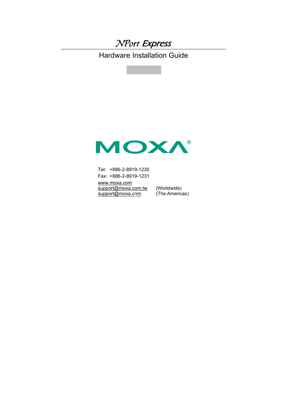 Moxa Technologies DE-211 User Manual | 35 pages