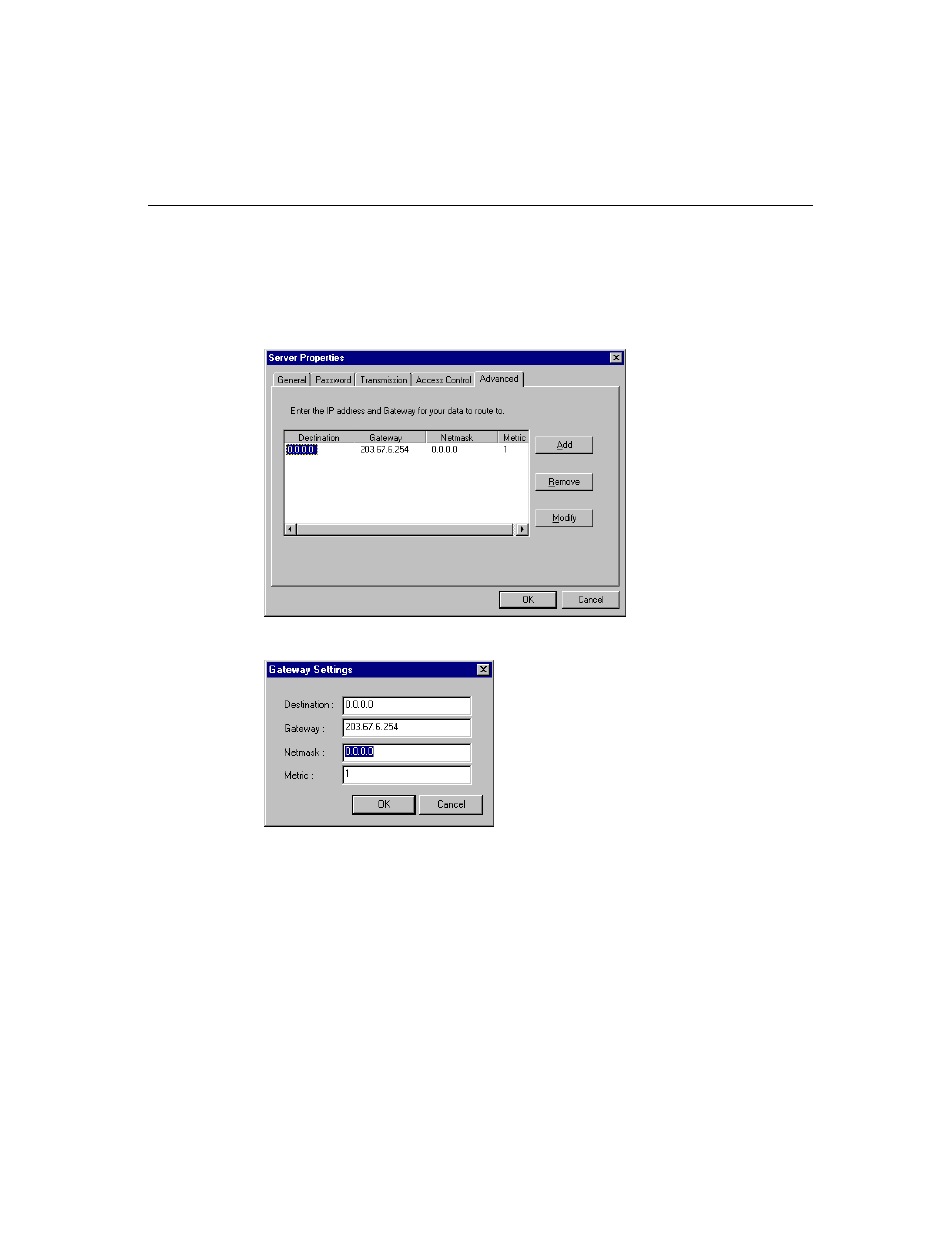 Modifying routes | Moxa Technologies DE-308 User Manual | Page 100 / 169