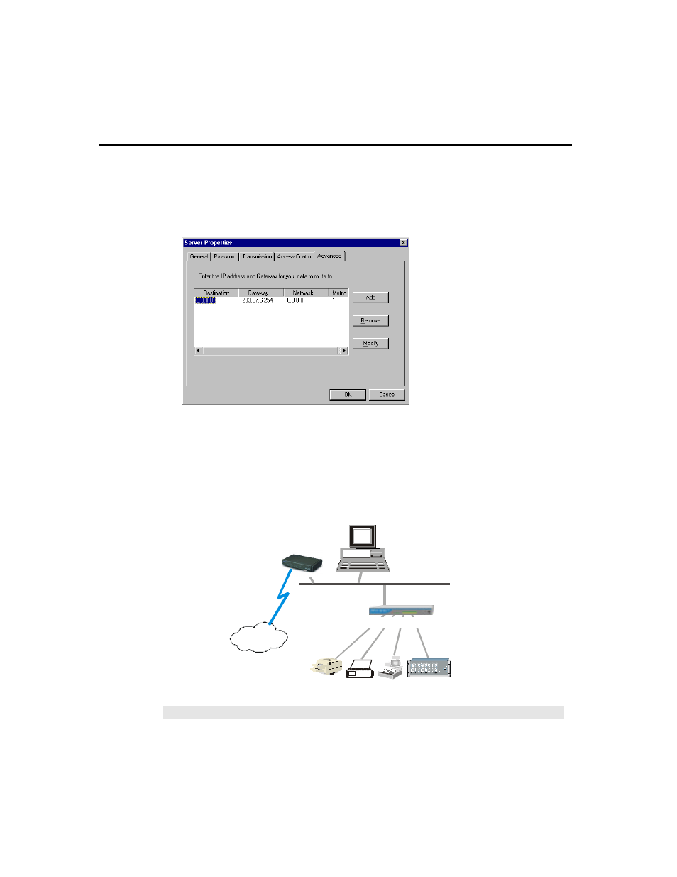 Removing routes | Moxa Technologies DE-308 User Manual | Page 101 / 169