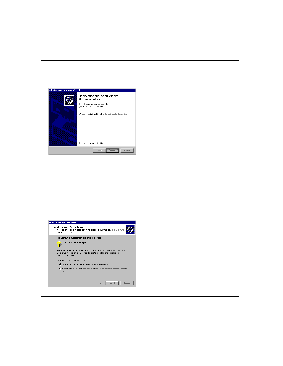 Installing nport server pro’s serial port | Moxa Technologies DE-308 User Manual | Page 141 / 169