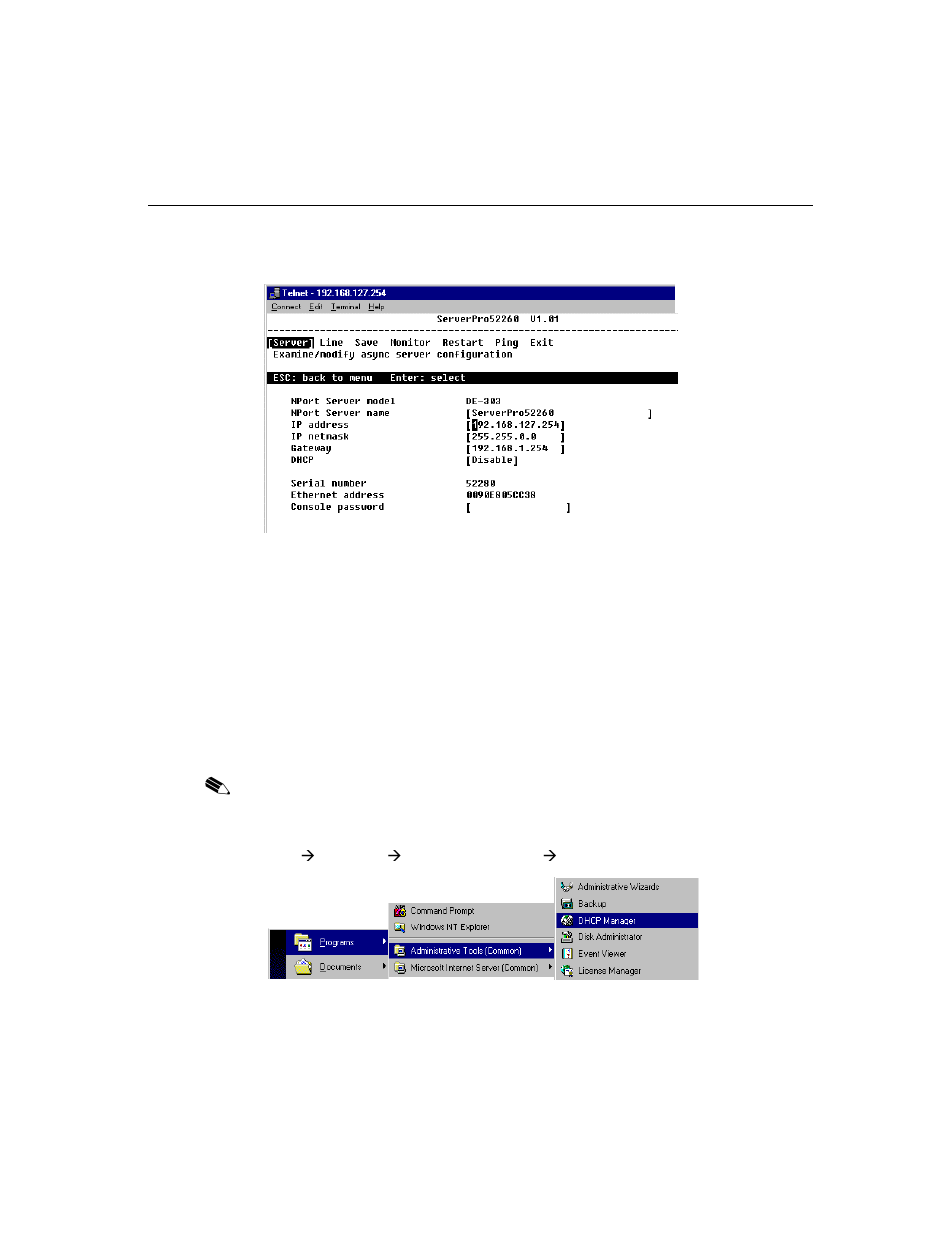 Dhcp server | Moxa Technologies DE-308 User Manual | Page 24 / 169