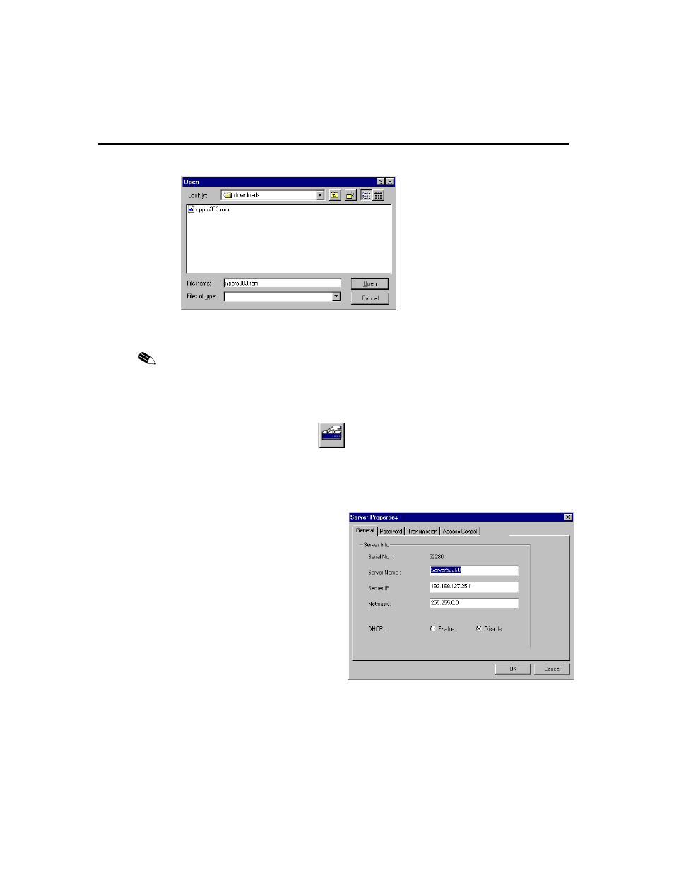 Configuring server properties | Moxa Technologies DE-308 User Manual | Page 61 / 169