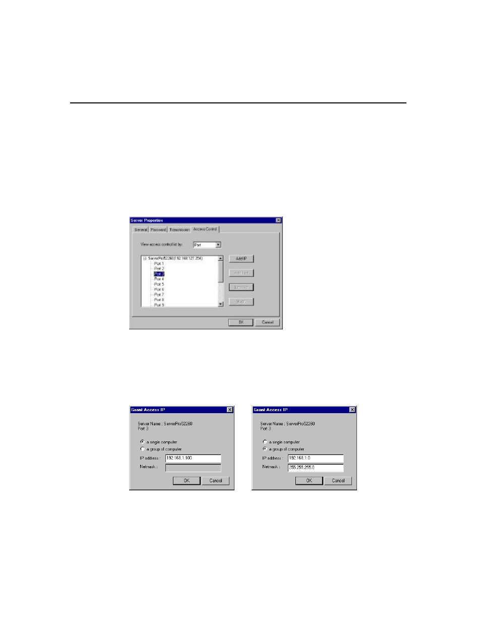 Configuring through view by port | Moxa Technologies DE-308 User Manual | Page 69 / 169