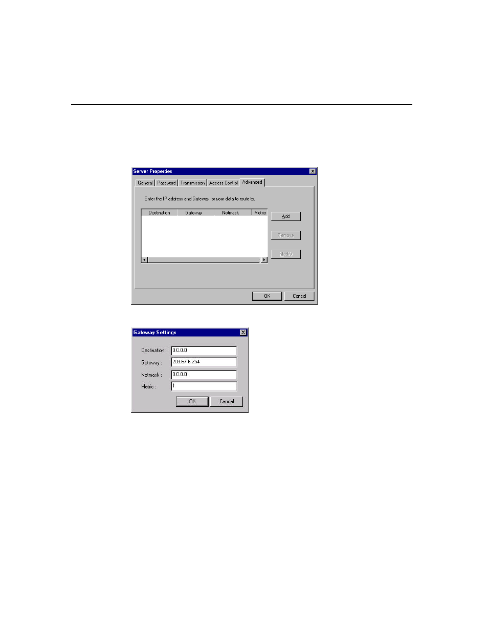 Adding routes through server properties | Moxa Technologies DE-308 User Manual | Page 99 / 169