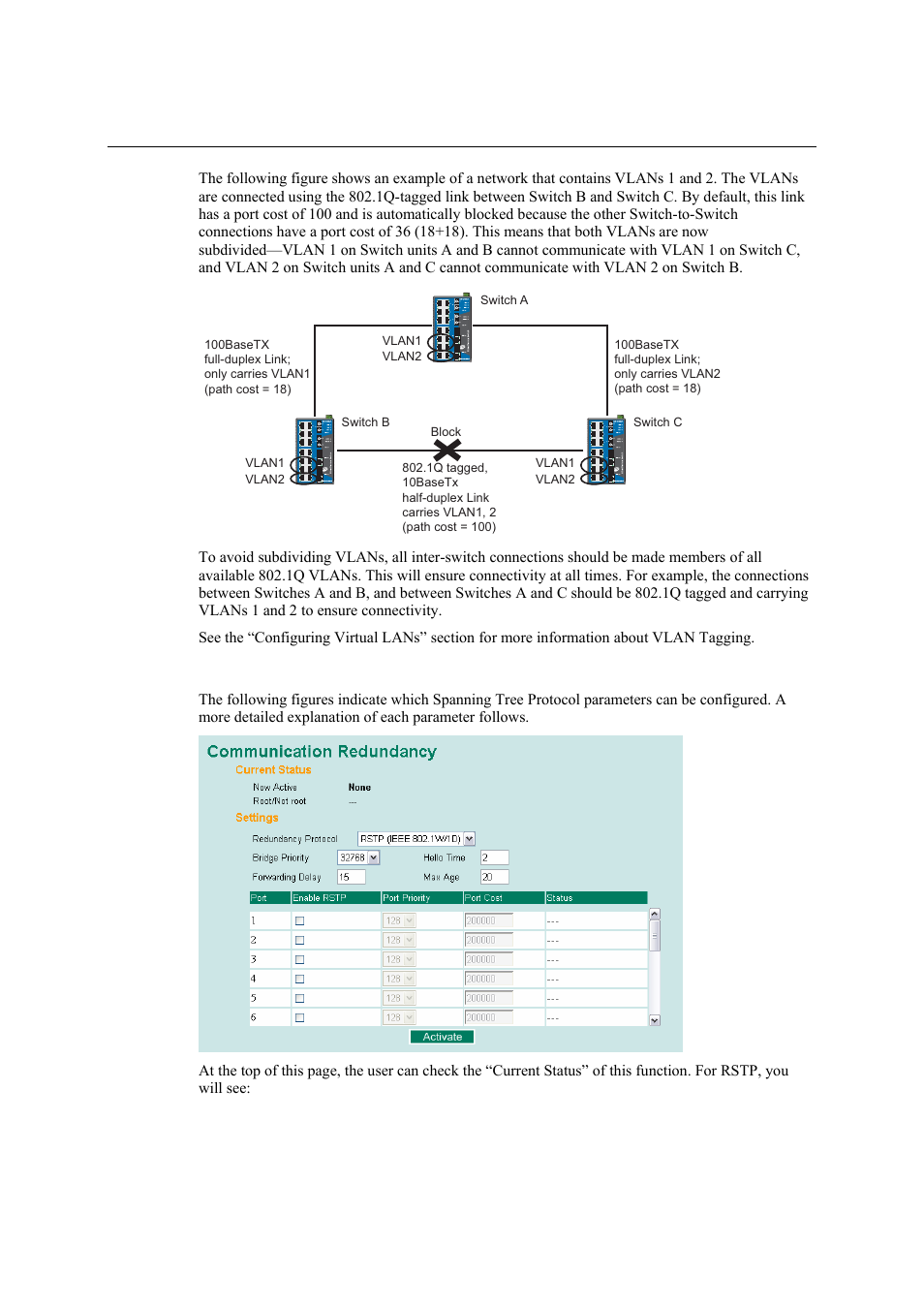 Configuring stp/rstp, Configuring stp/rstp -26 | Moxa Technologies EDS-518A Series User Manual | Page 41 / 97