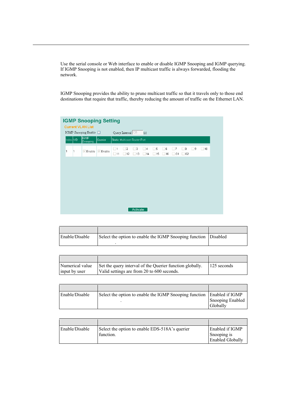 Configuring igmp snooping, Configuring igmp snooping -43 | Moxa Technologies EDS-518A Series User Manual | Page 58 / 97
