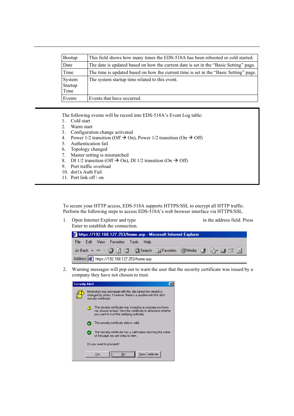 Using https/ssl, Using https/ssl -63 | Moxa Technologies EDS-518A Series User Manual | Page 78 / 97