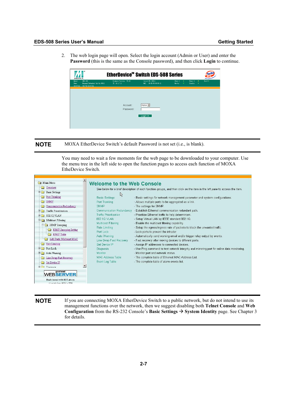 Moxa Technologies Moxa EtherDevice Switch EDS-508 User Manual | Page 15 / 92