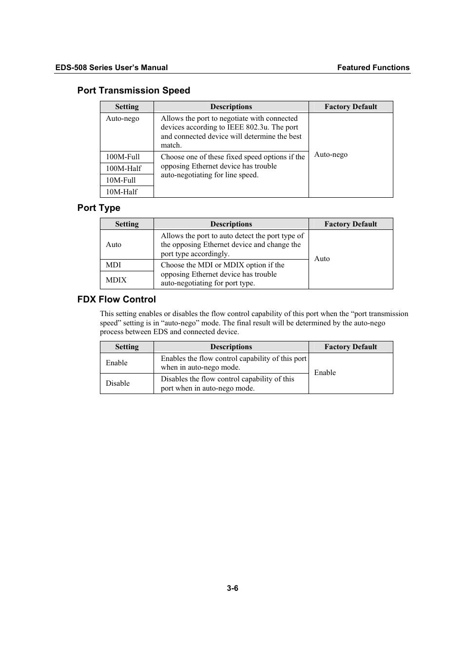 Moxa Technologies Moxa EtherDevice Switch EDS-508 User Manual | Page 22 / 92
