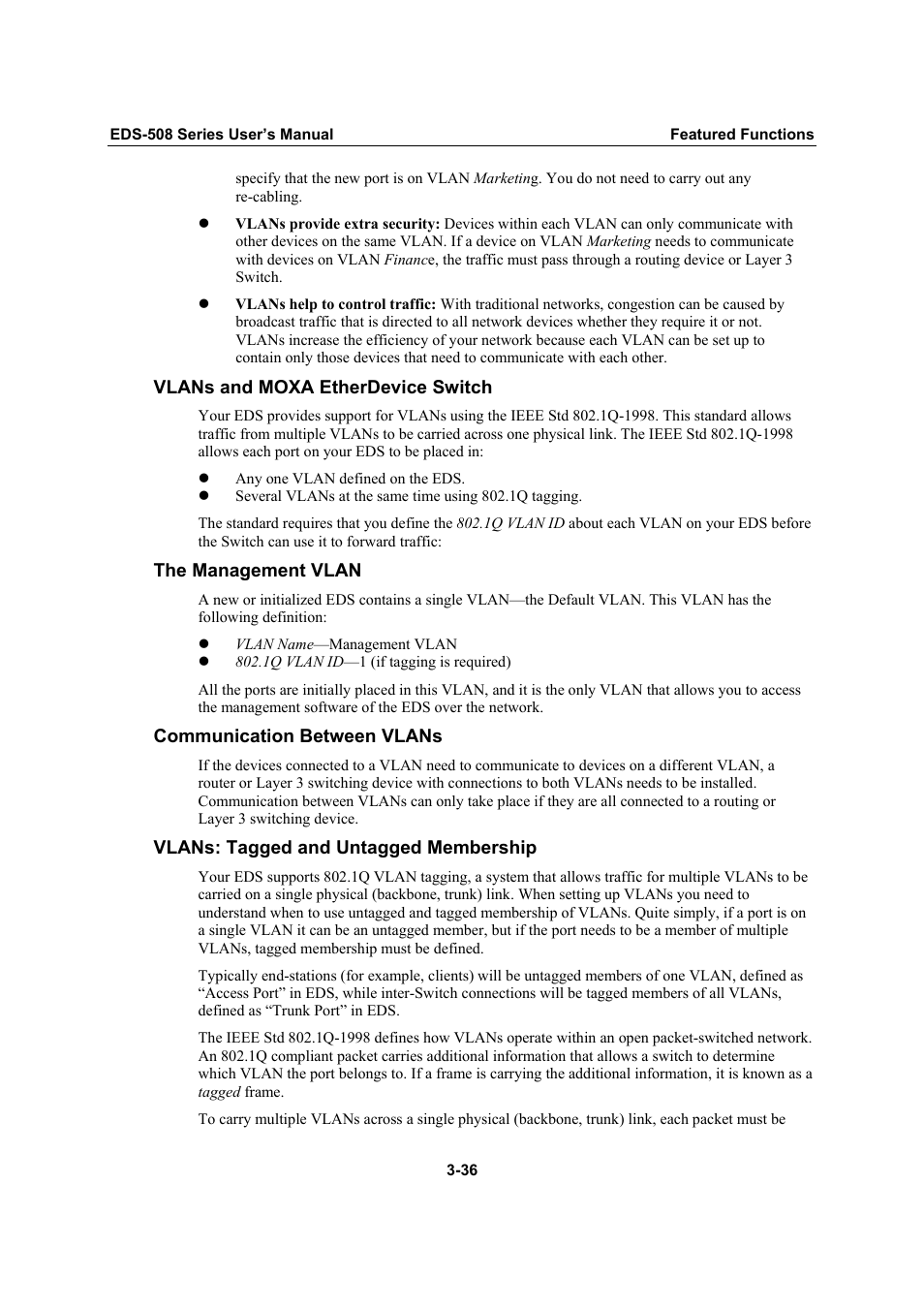 Moxa Technologies Moxa EtherDevice Switch EDS-508 User Manual | Page 52 / 92