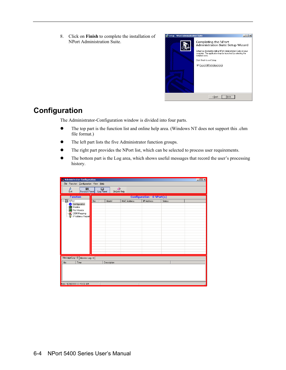 Configuration -4, Configuration | Moxa Technologies 5400 User Manual | Page 58 / 96