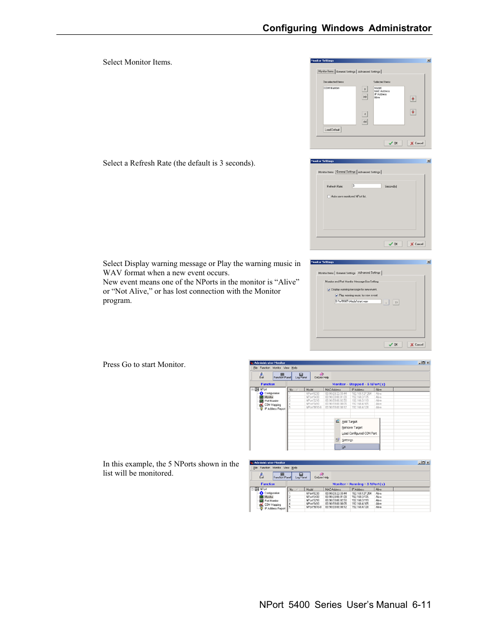 Moxa Technologies 5400 User Manual | Page 65 / 96