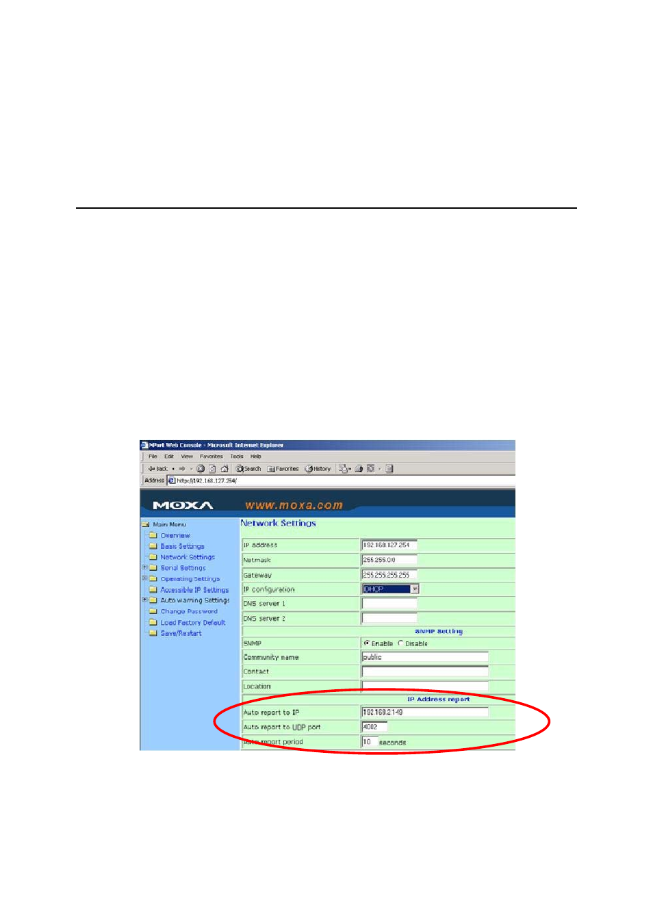 D. auto ip report protocol, Appendix d | Moxa Technologies NPort 5600 User Manual | Page 114 / 119